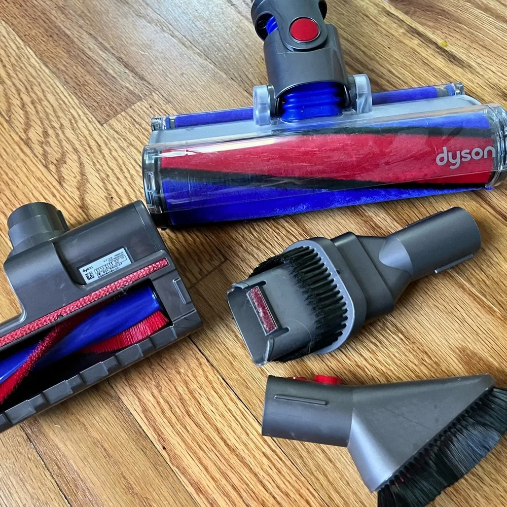 Dyson Cleaning Tool Kit in Gray, Red, and Blue - Picture 4 of 4
